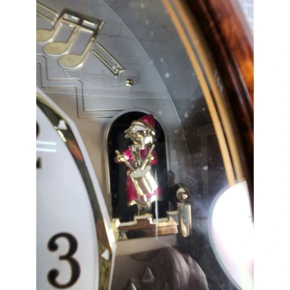 Seiko Swarovski Crystals Melodies in Motion Wall Clock QXM147BRH FOR PARTS